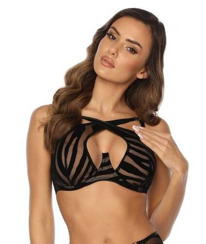 SC-1087 Sujetador suave Unholy Kinga - negro