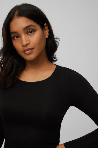 Camiseta térmica señora Ysabel Mora 70017 negro- suave, transpirable, hipoalergénica, manga larga