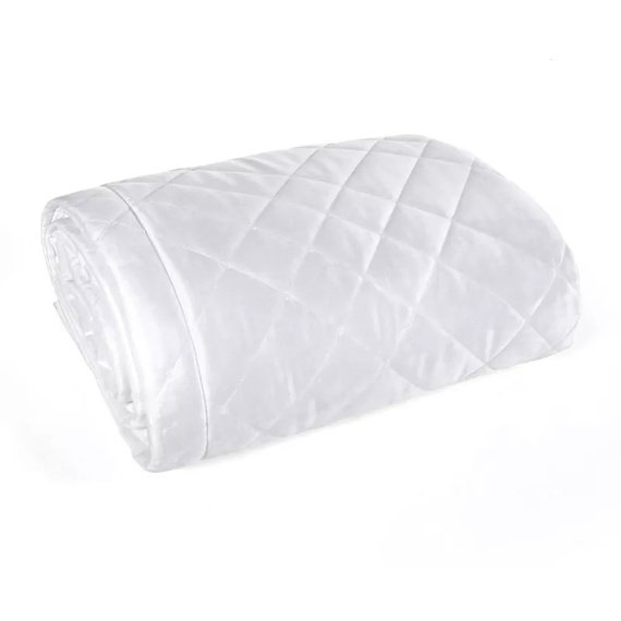 Ria 6 Colcha decorativa de terciopelo Eurofirany blanco