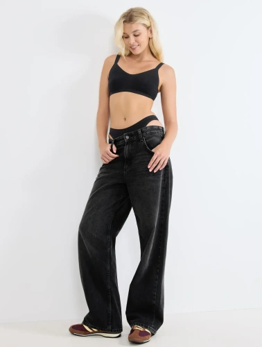 Bralette sloggi ZERO Feel Air sin costuras, ligero black