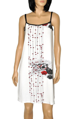 428 Camisón sin tirantes Alejandra III Forex - blanco