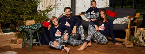 Arktyka Pijama de hombre Moda Italiana - azul marino