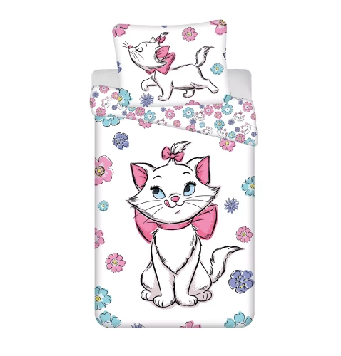 Marie Cat Disney Ropa de Cama de Algodón | Cat Ropa de Cama Infantil Jerry Telas