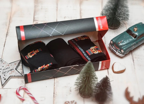 Calcetines A45 Premium A'3 Cornette - negro (soldados)