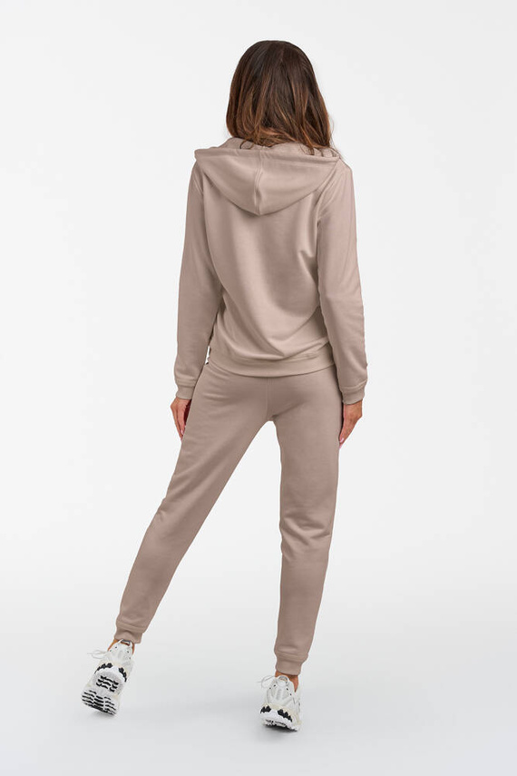 Roma Sudadera con capucha de mujer Italian Fashion - beige