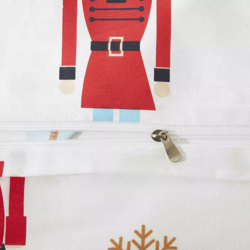 Xmass Navidad ropa de cama de satén de algodón Spod Igły i Nitki cascanueces - elegante y suave