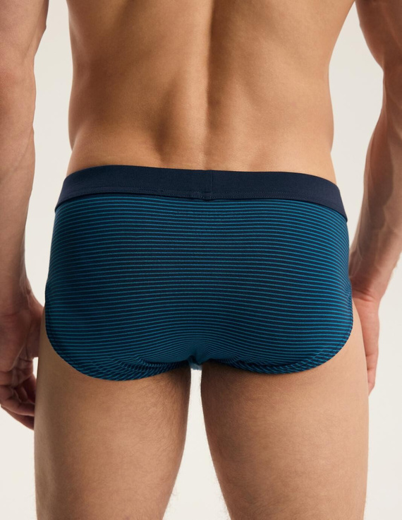 Slips para hombre Henderson Brex 45297 2 unidades azul marino 93% algodón
