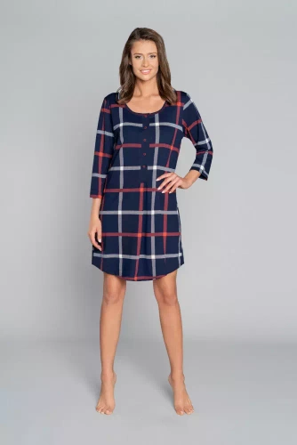 Izera camisa de lactancia para mujer manga 3/4 Moda Italiana - estampado