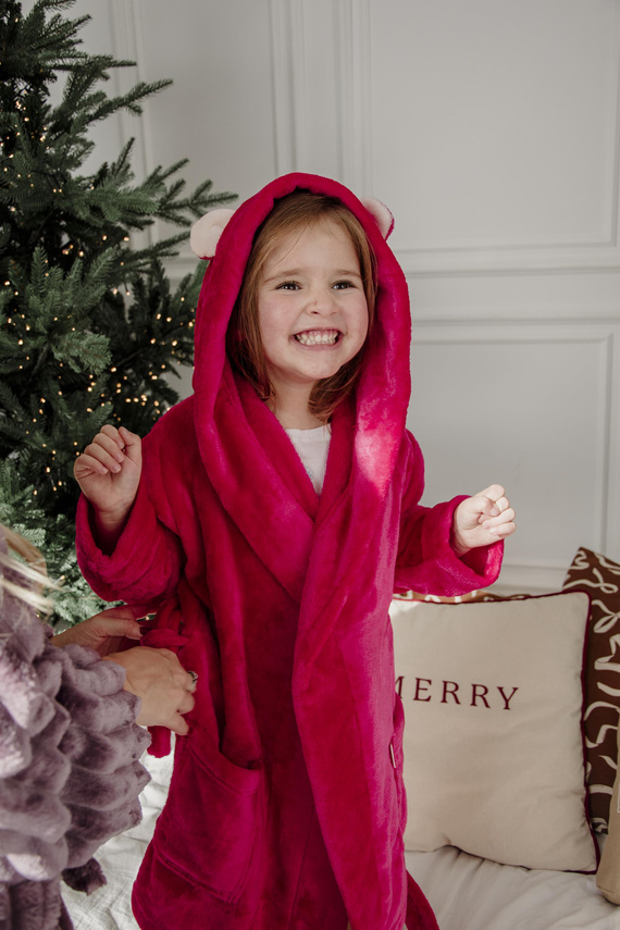 730 Albornoz infantil Serena Forex - frambuesa