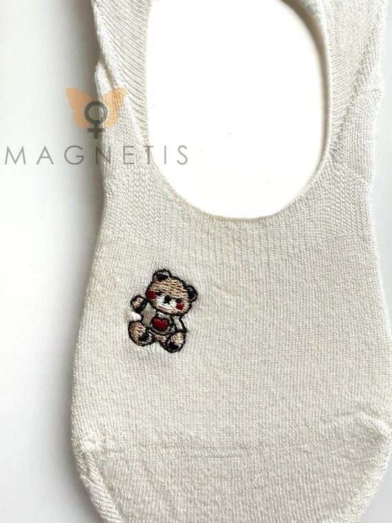 Magnetis YN-251132 – calcetines invisibles mujer viscosa con silicona