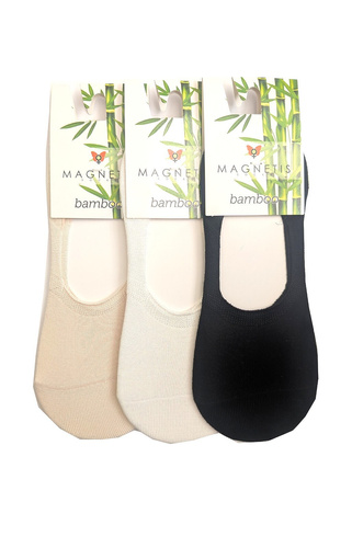 Calcetines invisibles bailarina Bamboo Magnetis 251145 cómodos beige