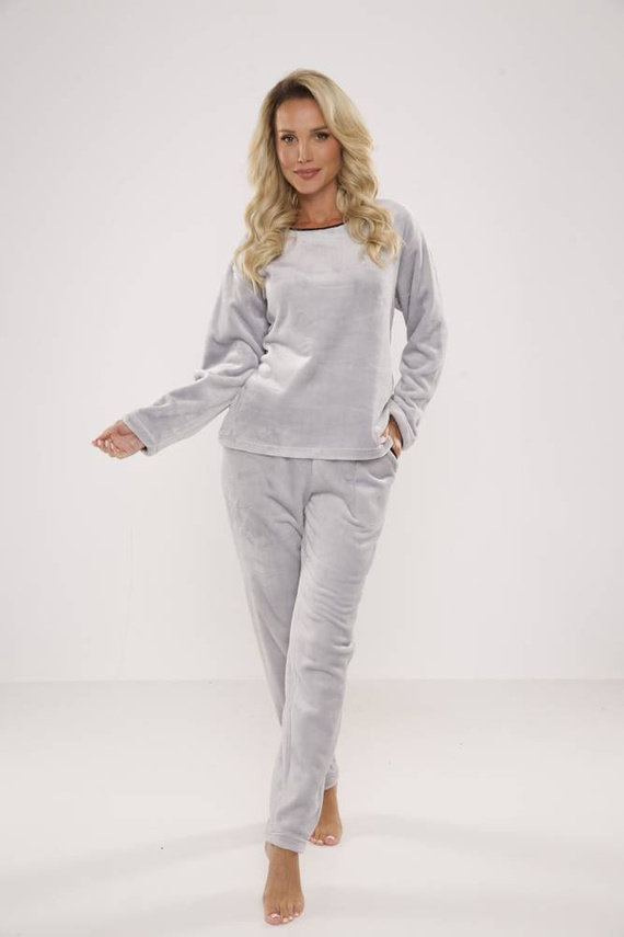 669 Pijama de señora suave De Lafense - gris