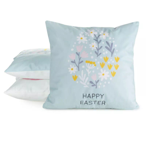 Eurofirany Wiosna 11– funda de cojín decorativa pascual elegante