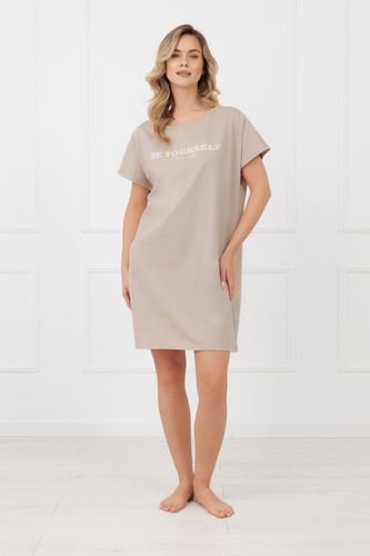 Camisón mujer Shiba Italian Fashion 100% algodón manga corta
