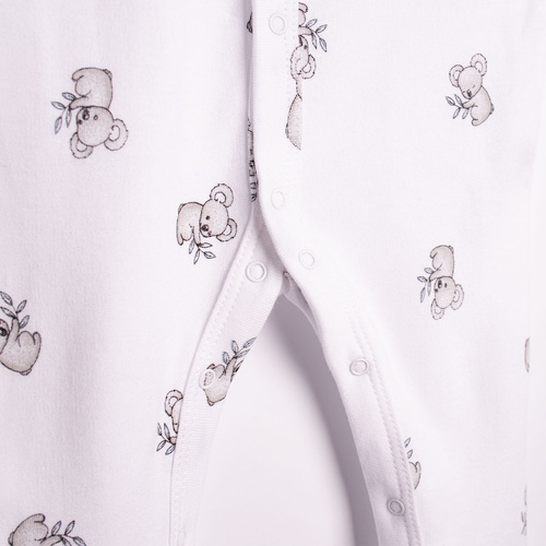 Pijama para bebé 223033 Figo Nicol Koala 100% algodón blanco
