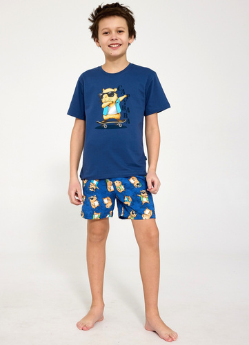 Pijama de niño Cornette Young Boy 790/128 Capybara - algodón, pantalón corto