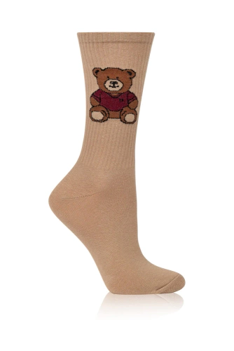 S180D Ted Calcetines largos Moda Italiana - beige