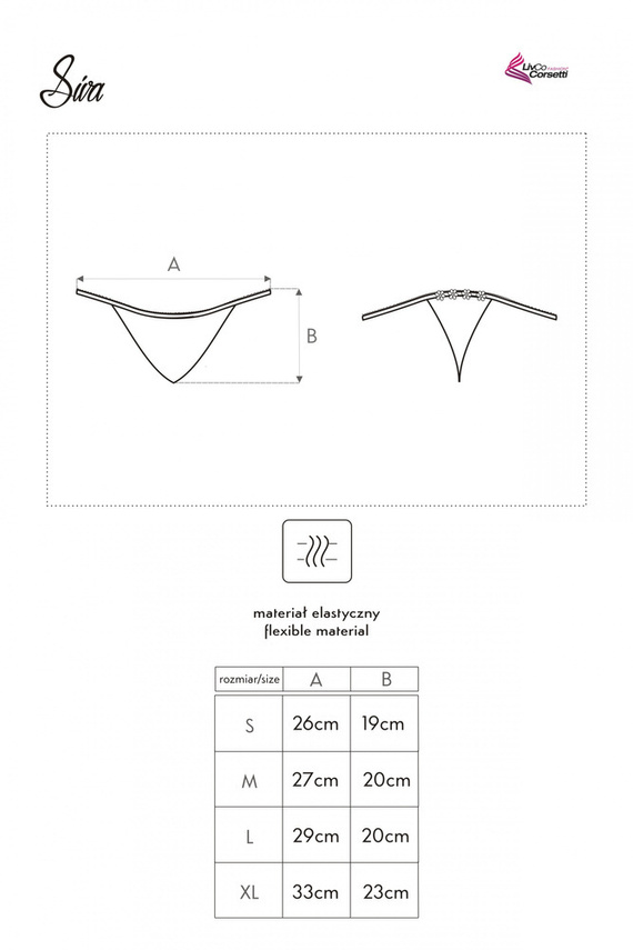 Siva LC 6065 LivCo Corsetti Fashion braguitas mujer blancas