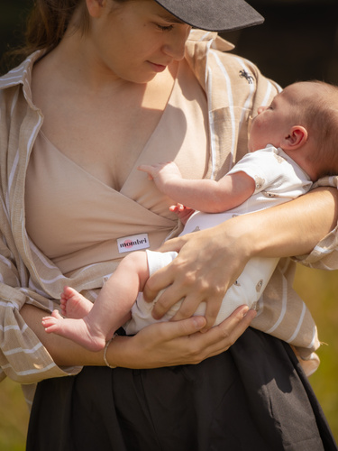 Milk&Love Mombri Klasyk sujetador lactancia impermeable beige