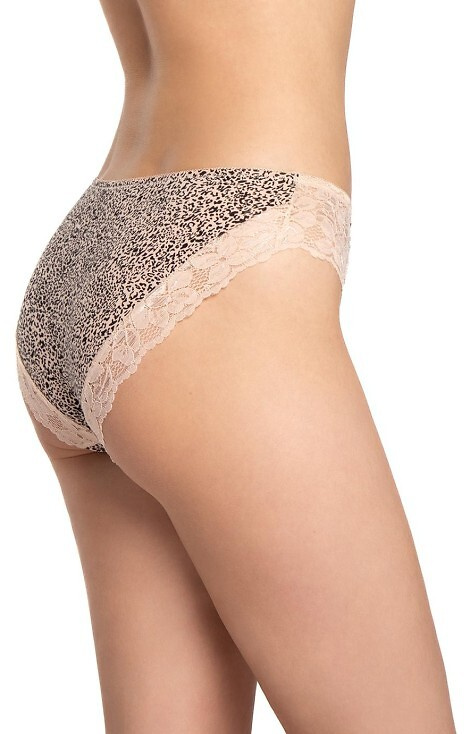 L-1586 Pack de dos braguitas Lama para mujer, 95% algodón, cómodas y clásicas