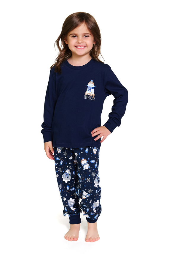 7339 Doctor Nap Cozy Bear pijama para niños - 100% algodón, unisex