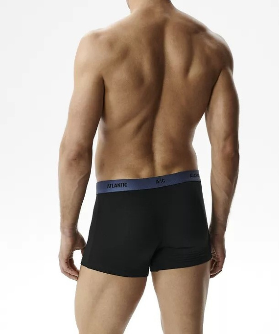 Bóxers para hombre Atlantic 3MH-0111 A3 pack de 3 negro-denim – 95% algodón, ajustados