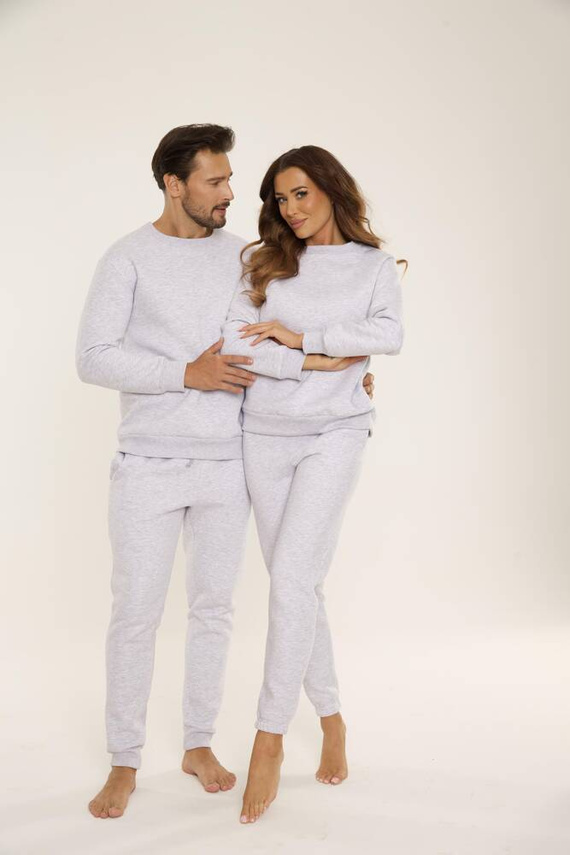 813 Indigo Chándal para hombre de De Lafense - light melange