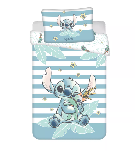 Jerry Fabrics Ropa de cama de algodón Lilo & Stitch Tropical Hugs 100x135 40x60