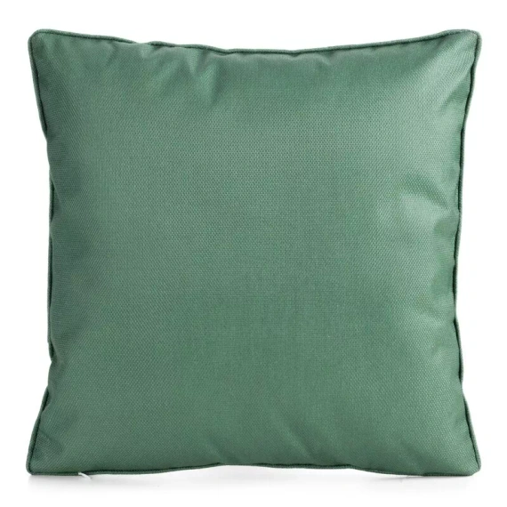 CHP345 Funda de cojín navideña Eurofirany 45x45 de terciopelo con estampado y ribete