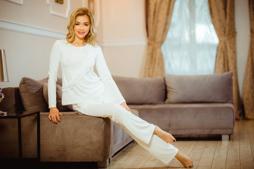 Pangkor Conjunto de pijama para mujer Kalimo - crudo