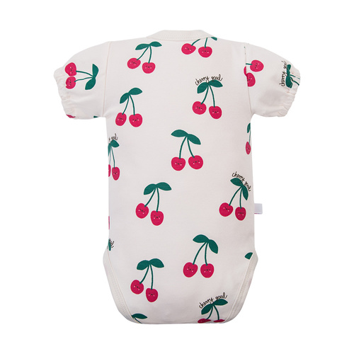 Body bebé Eevi Cherry manga corta algodón elástico cómodo