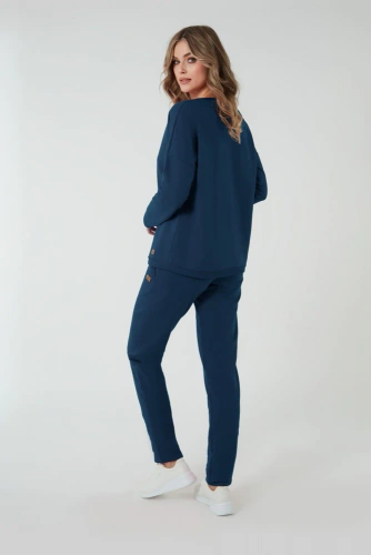 Pantalones de chándal vaqueros Stella de moda italiana para mujer - cómodos, elegantes, sin ronchas