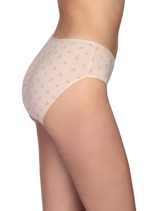 Figi L-122 BI-71 Lama Braguitas bikini de algodón 3 unidades Confort floral