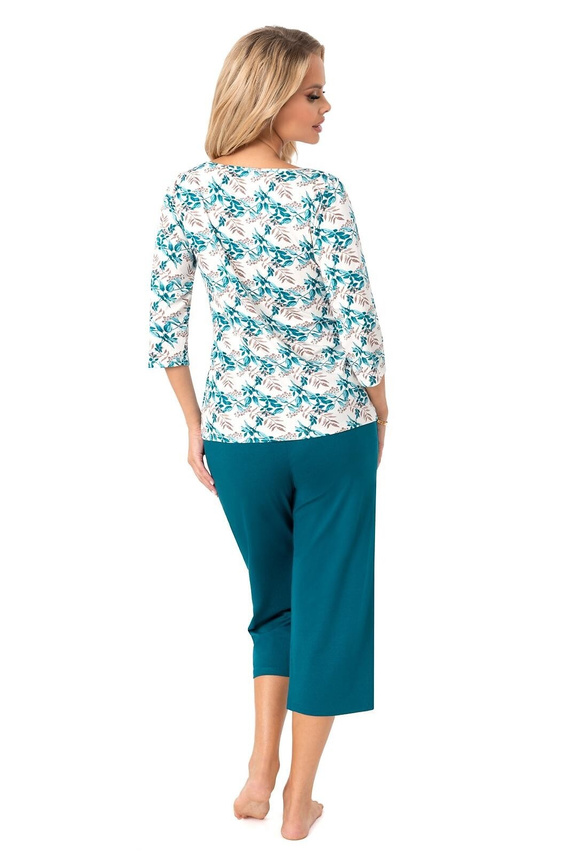 Irmina Pijama de mujer Donna sea - manga 3/4, 95% viscosa, ligero y femenino