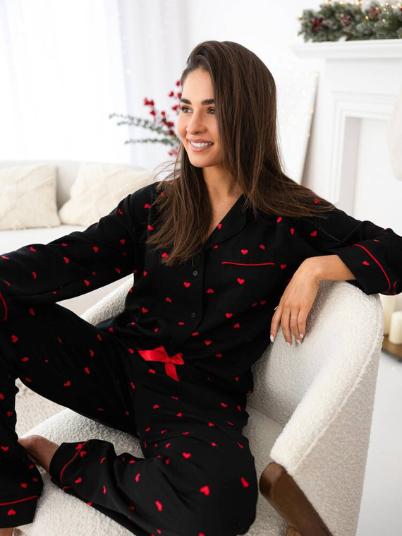 Rolling In Love Sensis pijama de mujer - negro