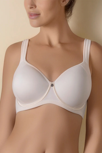 Sujetador Spacer Mia Selene con aros y encaje, push-up, rosa rose