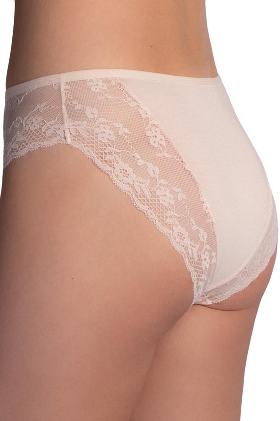 Braguitas bikini Lama L-VIS 1599 de viscosa con encaje pack 2 uds