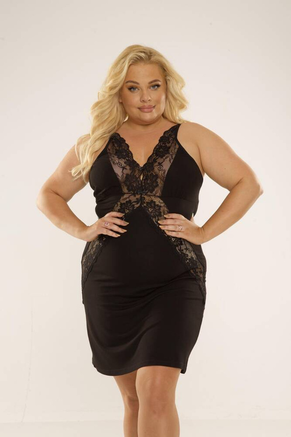 879 Camisón Agnes Forex - negro