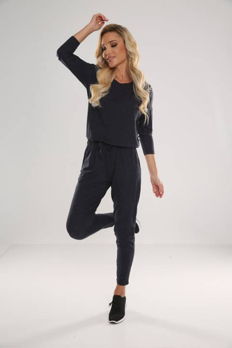 305 Paula Traje de pijama para mujer - azul marino