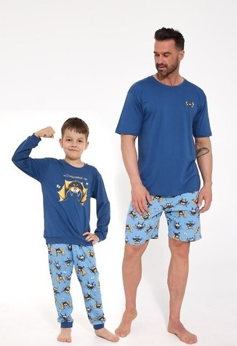 Pijama para hombre Cornette 326/326 Pumpkin Club 2 100% algodón pantalones cortos
