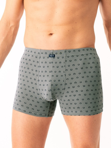 Calzoncillos bóxer para hombre MXH 612 B25 Key gris - algodón, cómodos, en una elegante caja
