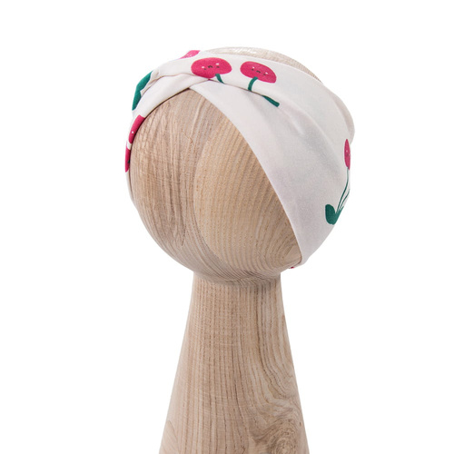 Diadema niña Eevi Cherry algodón elástica cómoda