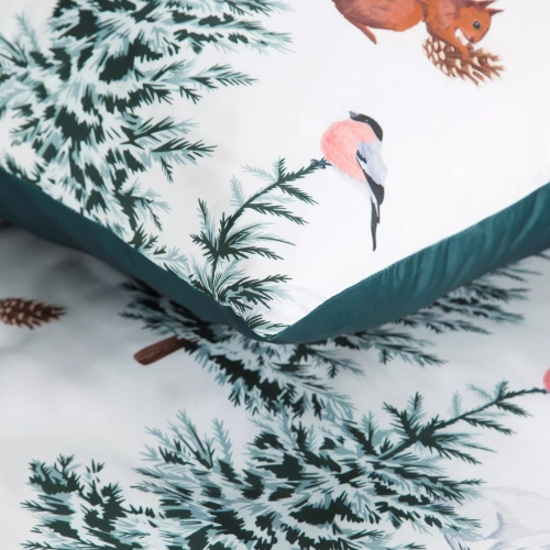 Roland Navidad ropa de cama de microfibra Eurofirany - verde decorado con estampado encantador