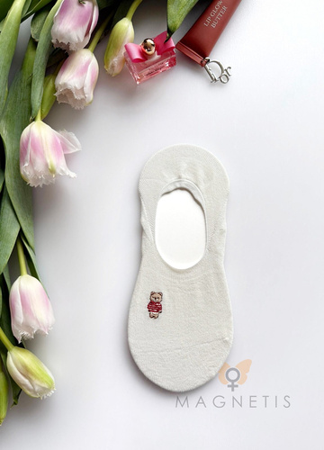 Magnetis YN-251132 – calcetines invisibles mujer viscosa con silicona