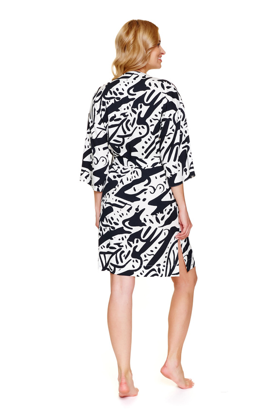 7311 Doctor Nap La Palma bata de mujer - viscosa, estampado de moda