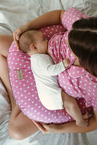 4457 Doctor Nap almohada de lactancia de algodón con relleno ajustable