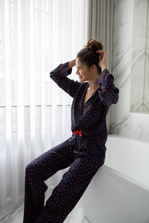 Sophia Pijama de mujer Sensis - azul marino