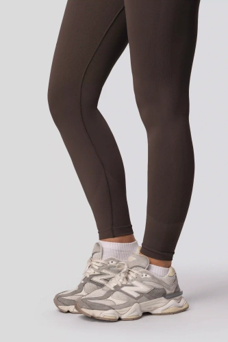 Leggings push-up Spaio PRO cintura alta opacos moldeadores chocolate