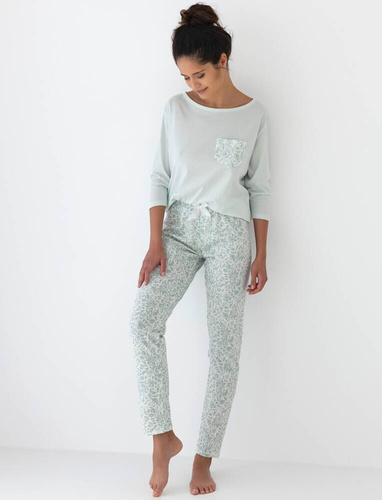 Flora Pijama de señora Sensis - menta
