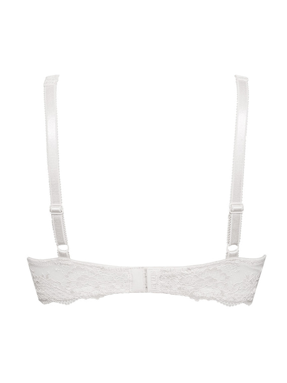 2442 Sujetador Wonderlace - encaje, suave, con aros y ajustable Sielei blanco
